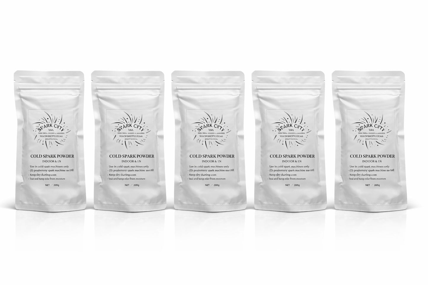 Five Spark Powder Packets