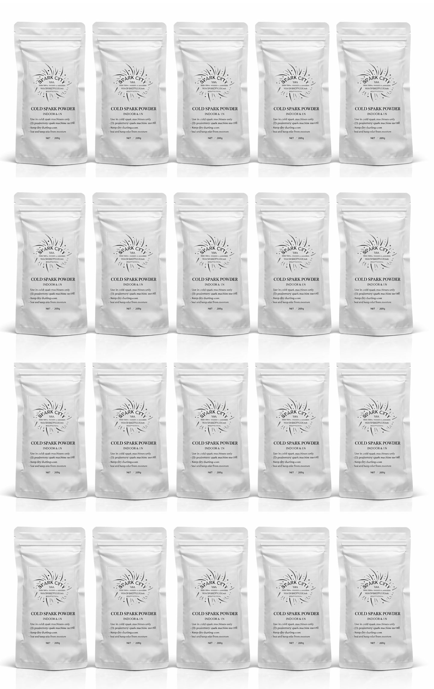 Twenty Spark Powder Packets